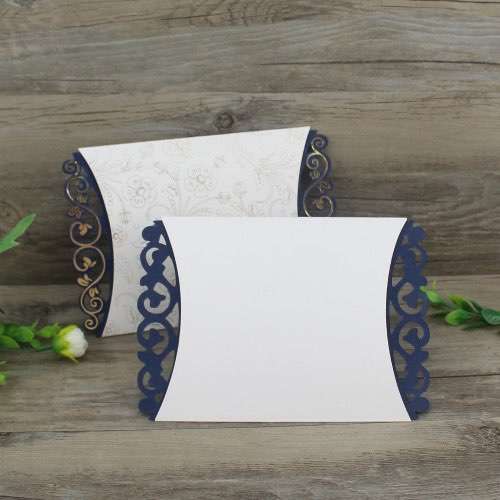 Greeting Card Foil Printing Floral Pattern Invitation Card Customized 
